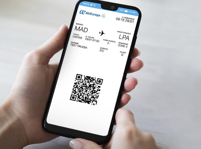 Air Europa tarjeta embarque