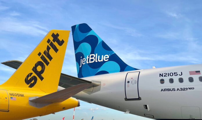 Spirit Jet Blue