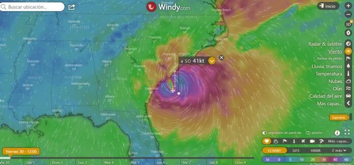 Ian carolina del sur