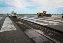 Aeropuerto de Santo Dominingo AILA inicia trabajos de refacción de su pista principal