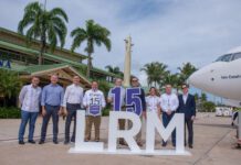 Arajet aterriza en La Romana con su aeronave número 15 en homenaje a Isla Catalina
