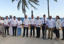 Presidente Abinader y ministro Collado inauguran segunda etapa del malecón de Santo Domingo Este