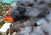 Voraz incendio afecta al hotel Viva Dominicus Beach en Bayahibe y obliga a evacuar a cientos de huéspedes